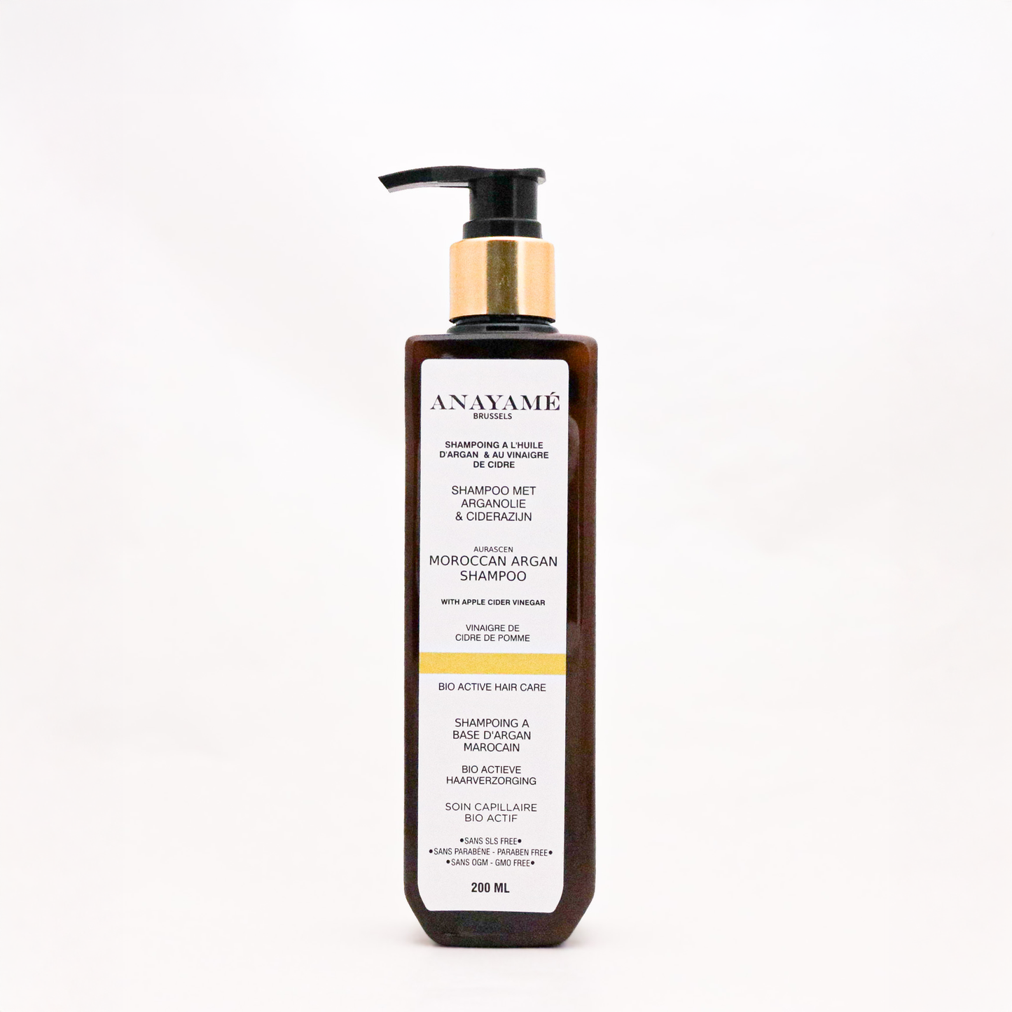 Shampoing à l' huile d'argan & au vinaigre de cidre